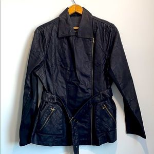 Mossimo faux leather moto jacket